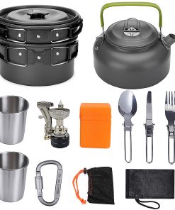 Camping Portable Cooking Cookware Sets Orange CCCJ0058BA